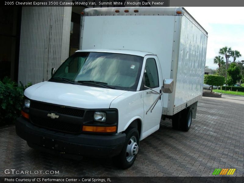 Summit White / Medium Dark Pewter 2005 Chevrolet Express 3500 Cutaway Moving Van