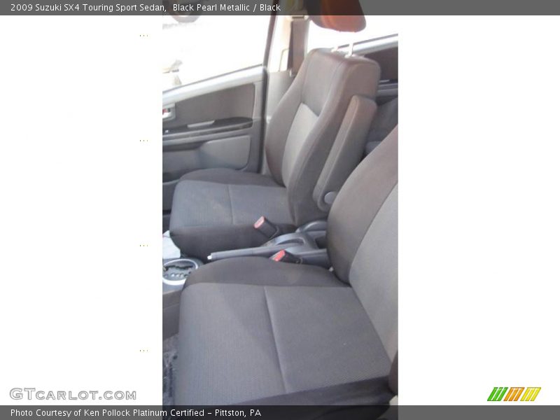 Black Pearl Metallic / Black 2009 Suzuki SX4 Touring Sport Sedan