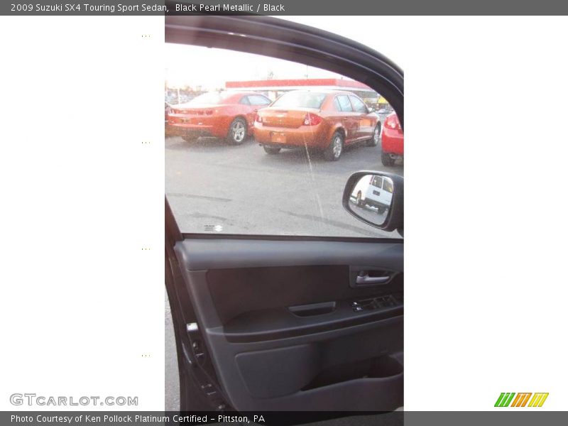 Black Pearl Metallic / Black 2009 Suzuki SX4 Touring Sport Sedan