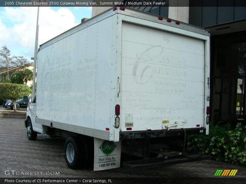 Summit White / Medium Dark Pewter 2005 Chevrolet Express 3500 Cutaway Moving Van