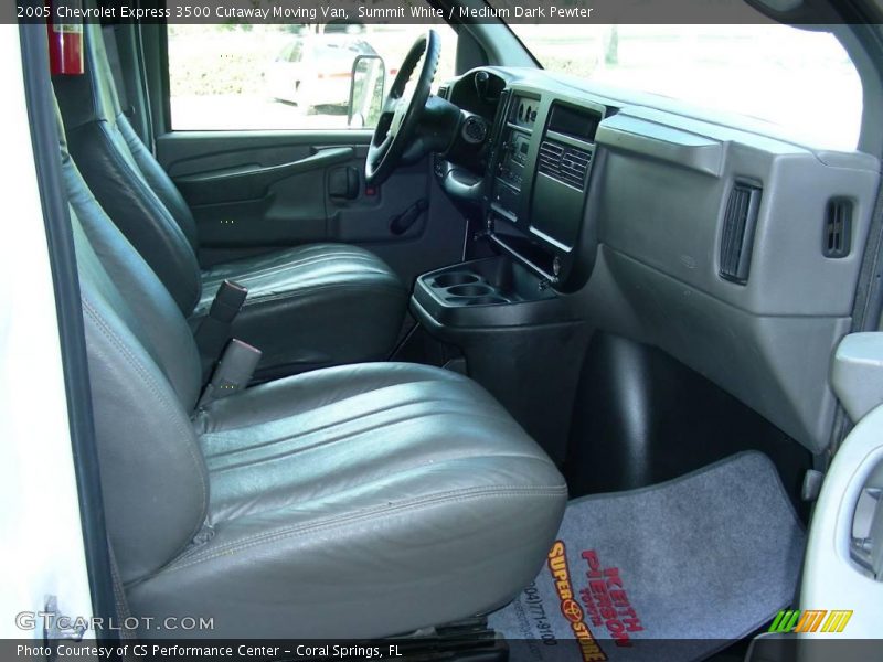Summit White / Medium Dark Pewter 2005 Chevrolet Express 3500 Cutaway Moving Van