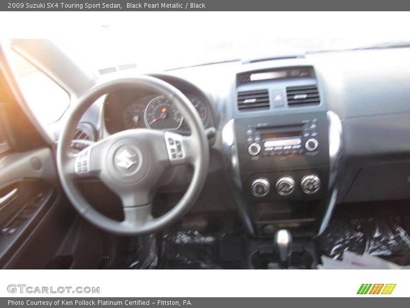 Black Pearl Metallic / Black 2009 Suzuki SX4 Touring Sport Sedan