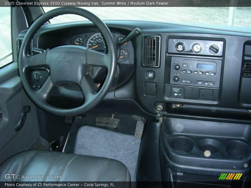 Summit White / Medium Dark Pewter 2005 Chevrolet Express 3500 Cutaway Moving Van
