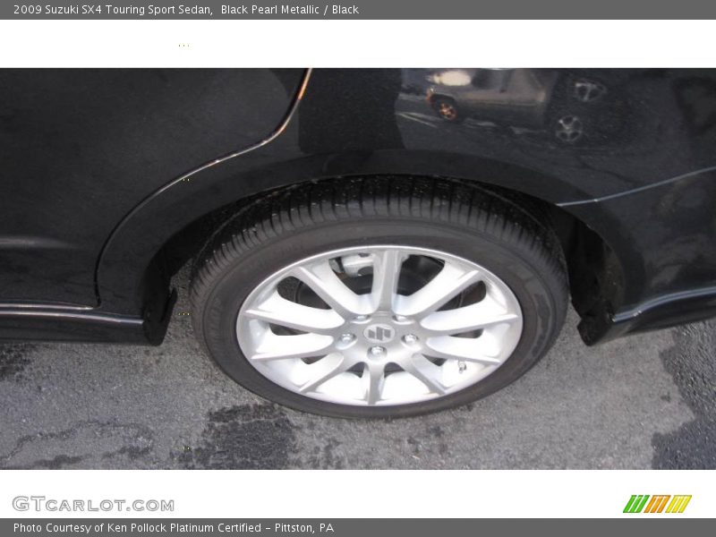Black Pearl Metallic / Black 2009 Suzuki SX4 Touring Sport Sedan