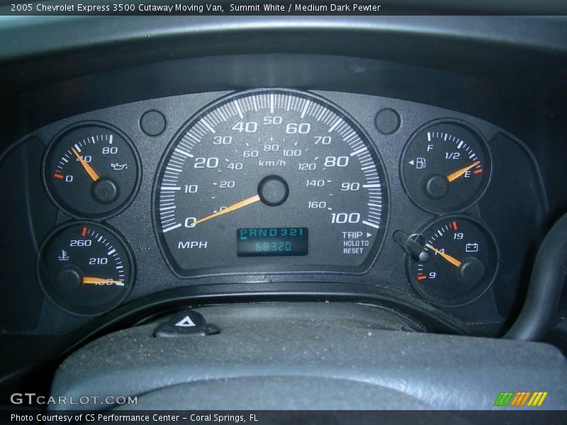 Summit White / Medium Dark Pewter 2005 Chevrolet Express 3500 Cutaway Moving Van