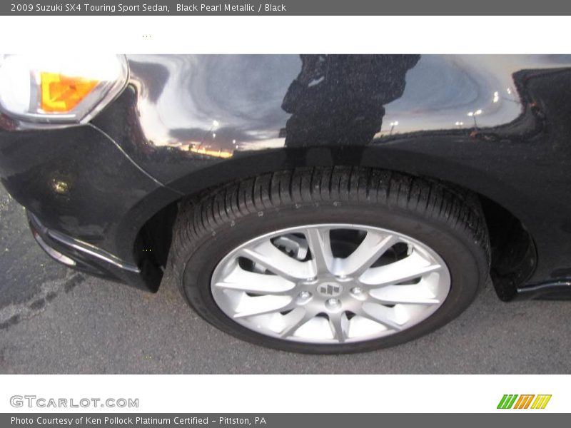 Black Pearl Metallic / Black 2009 Suzuki SX4 Touring Sport Sedan