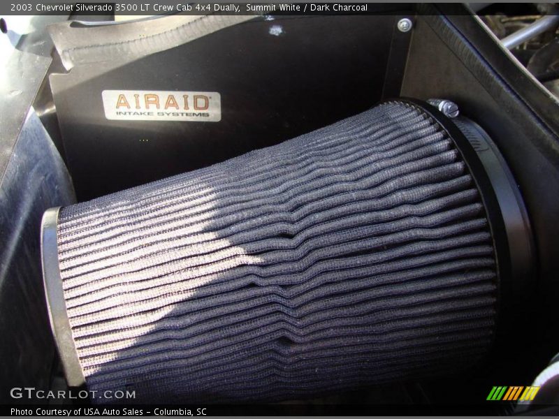 Summit White / Dark Charcoal 2003 Chevrolet Silverado 3500 LT Crew Cab 4x4 Dually
