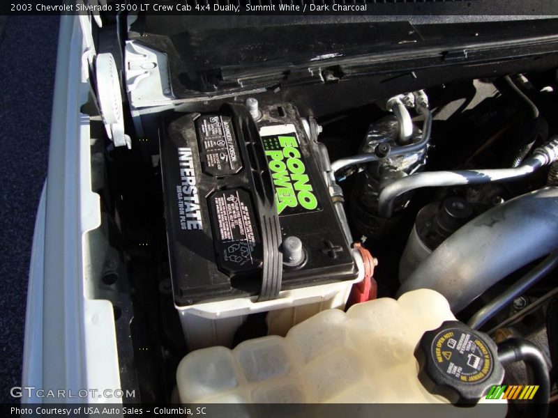 Summit White / Dark Charcoal 2003 Chevrolet Silverado 3500 LT Crew Cab 4x4 Dually