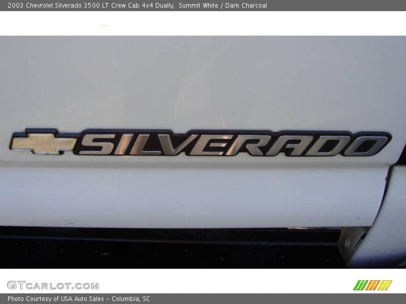 Summit White / Dark Charcoal 2003 Chevrolet Silverado 3500 LT Crew Cab 4x4 Dually