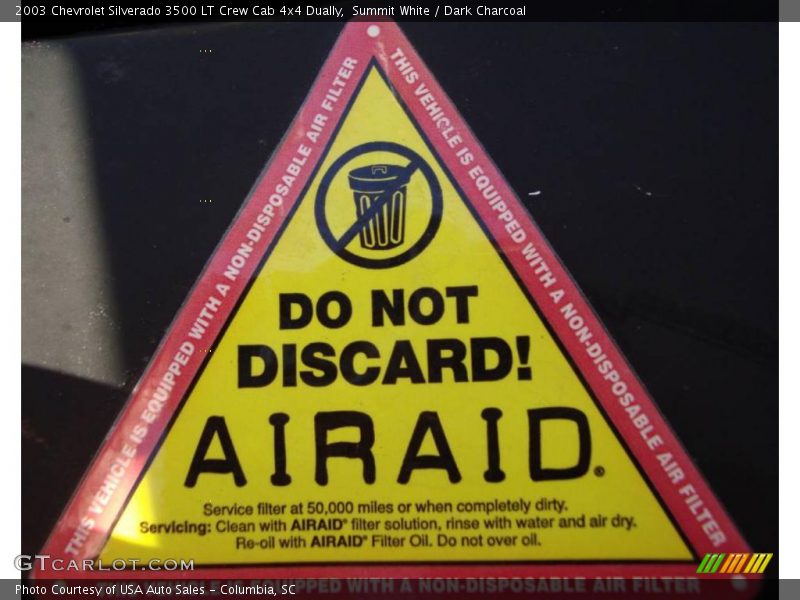 Summit White / Dark Charcoal 2003 Chevrolet Silverado 3500 LT Crew Cab 4x4 Dually
