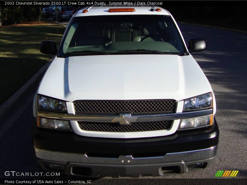 Summit White / Dark Charcoal 2003 Chevrolet Silverado 3500 LT Crew Cab 4x4 Dually