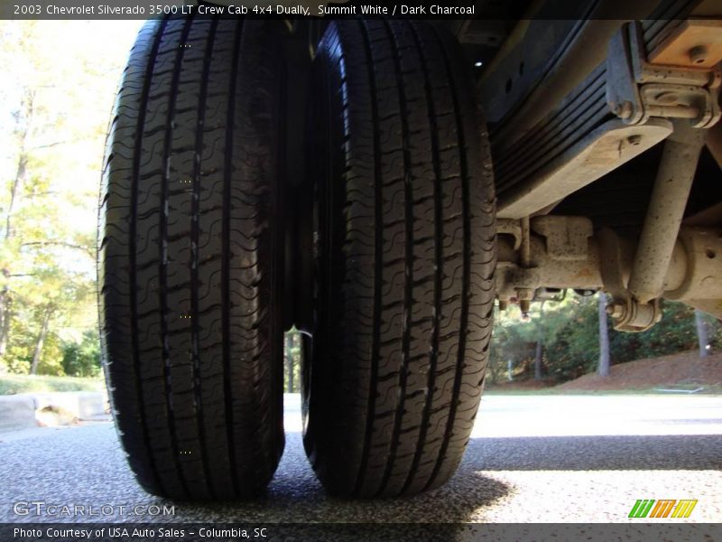 Summit White / Dark Charcoal 2003 Chevrolet Silverado 3500 LT Crew Cab 4x4 Dually