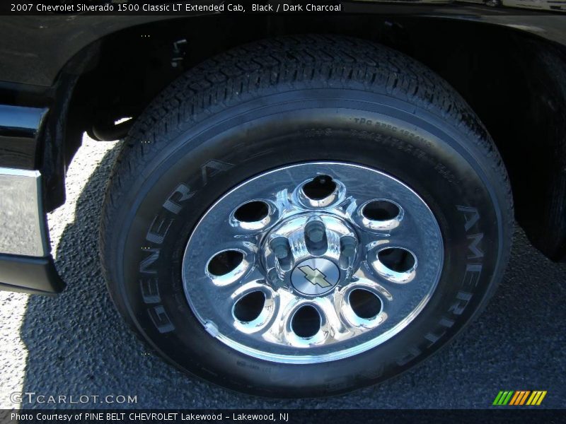 Black / Dark Charcoal 2007 Chevrolet Silverado 1500 Classic LT Extended Cab