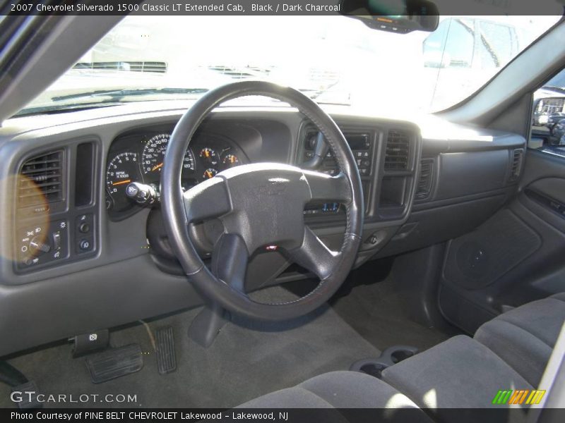 Black / Dark Charcoal 2007 Chevrolet Silverado 1500 Classic LT Extended Cab