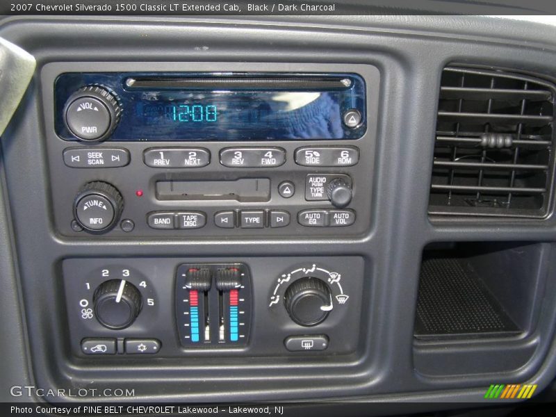 Black / Dark Charcoal 2007 Chevrolet Silverado 1500 Classic LT Extended Cab