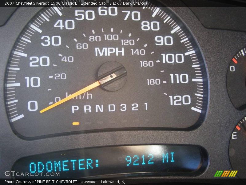 Black / Dark Charcoal 2007 Chevrolet Silverado 1500 Classic LT Extended Cab