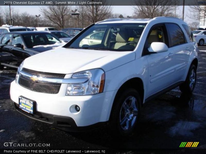 Summit White / Light Cashmere 2009 Chevrolet Equinox LT AWD