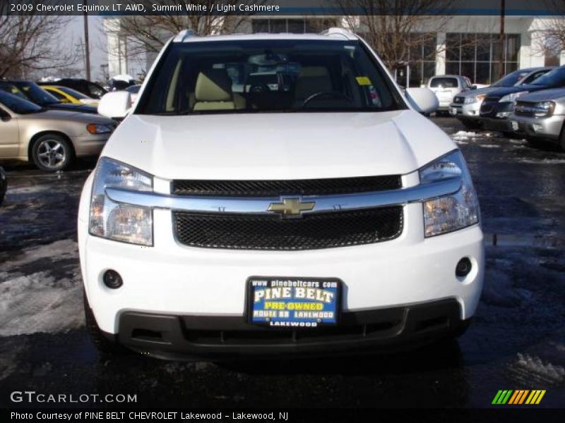 Summit White / Light Cashmere 2009 Chevrolet Equinox LT AWD