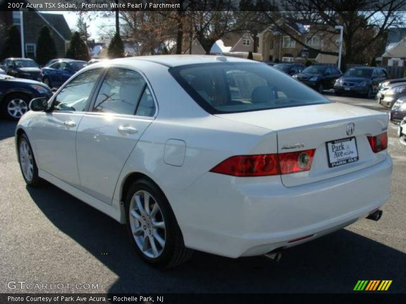 Premium White Pearl / Parchment 2007 Acura TSX Sedan