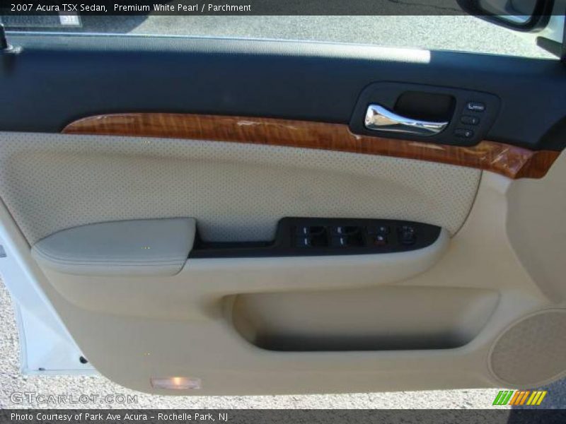 Premium White Pearl / Parchment 2007 Acura TSX Sedan