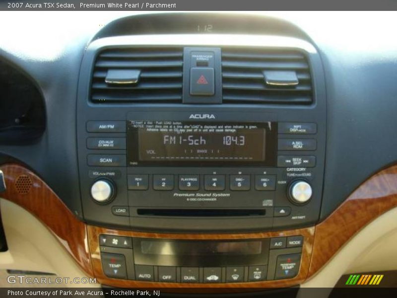 Premium White Pearl / Parchment 2007 Acura TSX Sedan