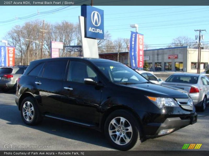 Formal Black Pearl / Ebony 2007 Acura MDX