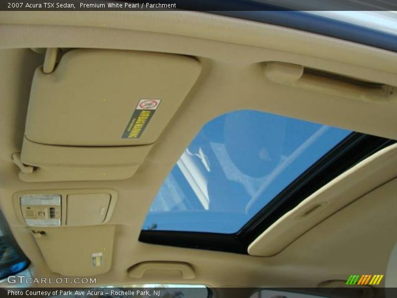 Premium White Pearl / Parchment 2007 Acura TSX Sedan