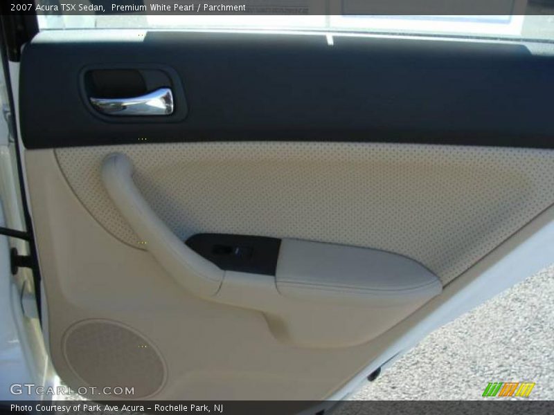 Premium White Pearl / Parchment 2007 Acura TSX Sedan