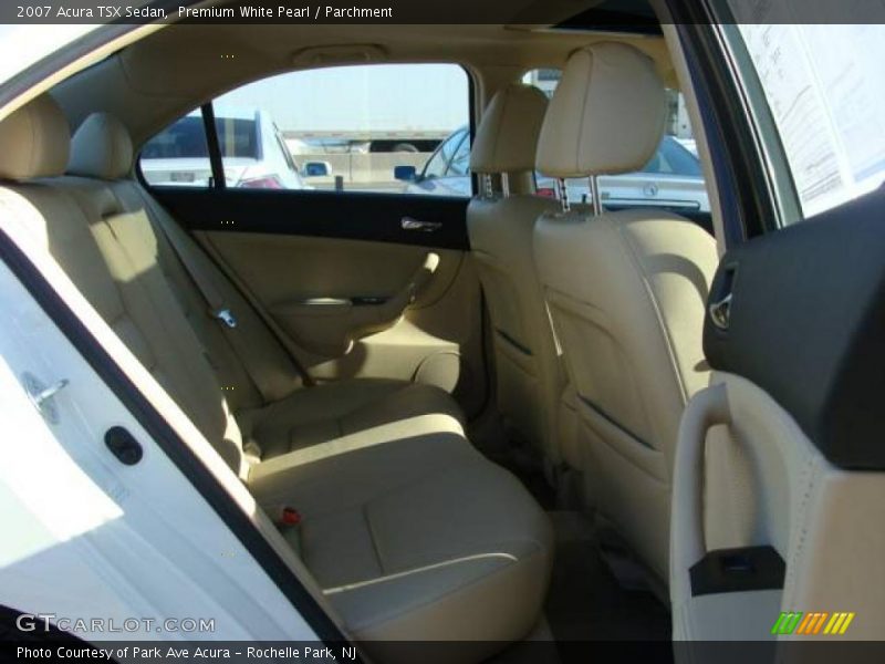 Premium White Pearl / Parchment 2007 Acura TSX Sedan