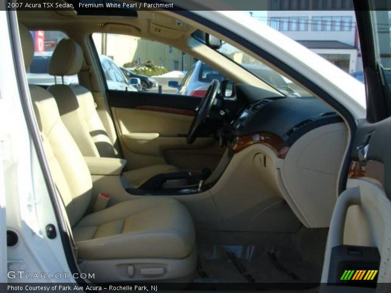 Premium White Pearl / Parchment 2007 Acura TSX Sedan