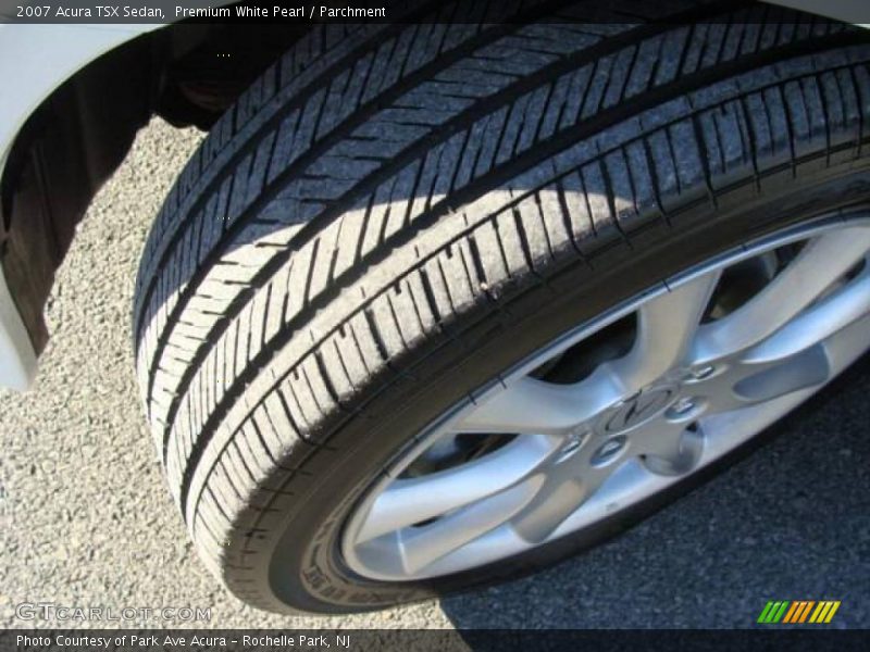 Premium White Pearl / Parchment 2007 Acura TSX Sedan