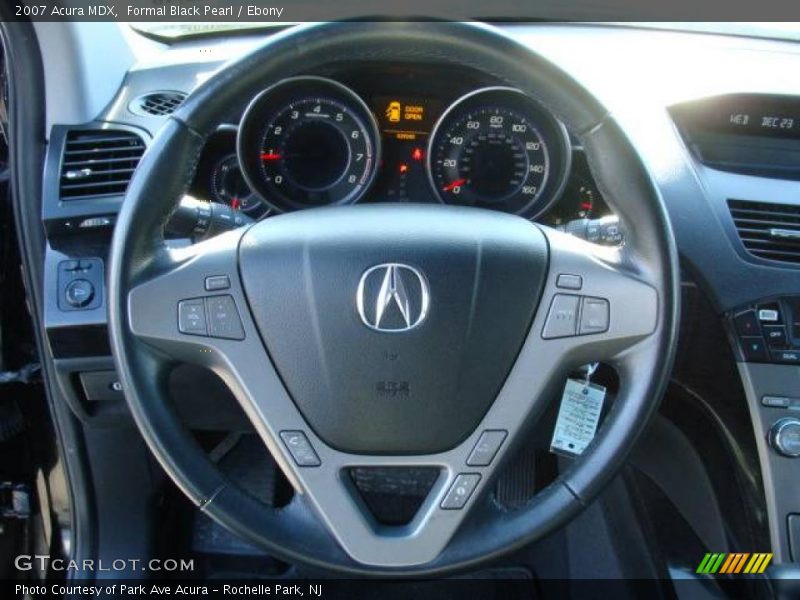 Formal Black Pearl / Ebony 2007 Acura MDX
