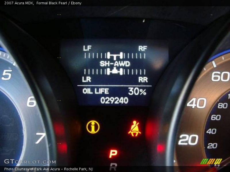 Formal Black Pearl / Ebony 2007 Acura MDX