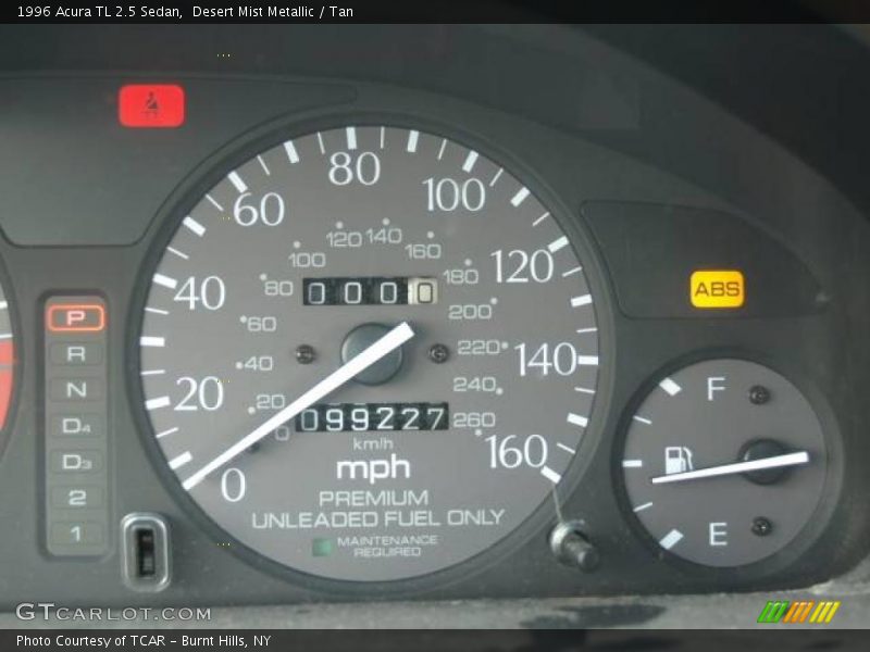 Desert Mist Metallic / Tan 1996 Acura TL 2.5 Sedan