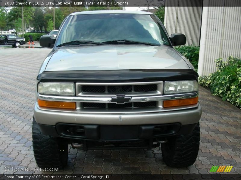 Light Pewter Metallic / Graphite 2003 Chevrolet S10 LS Crew Cab 4x4