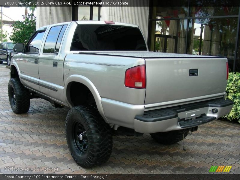 Light Pewter Metallic / Graphite 2003 Chevrolet S10 LS Crew Cab 4x4
