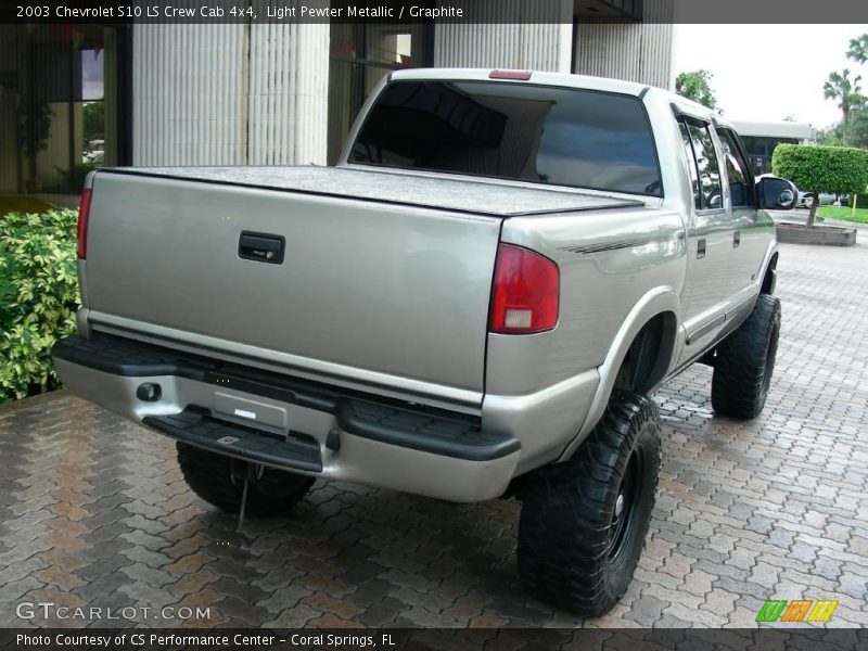 Light Pewter Metallic / Graphite 2003 Chevrolet S10 LS Crew Cab 4x4