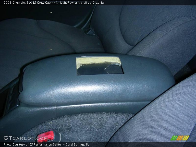 Light Pewter Metallic / Graphite 2003 Chevrolet S10 LS Crew Cab 4x4