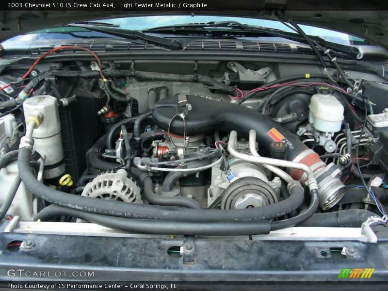 Light Pewter Metallic / Graphite 2003 Chevrolet S10 LS Crew Cab 4x4