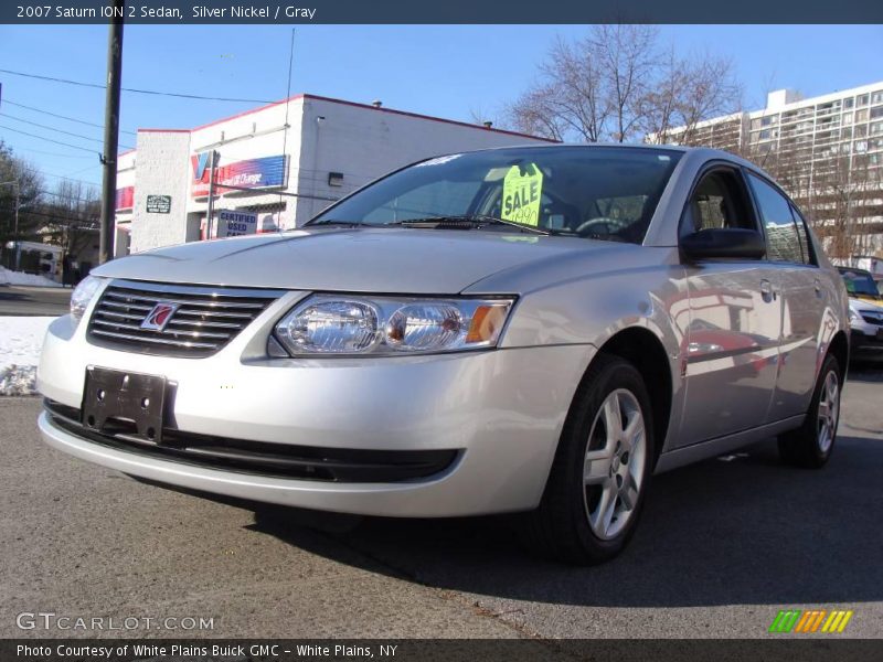Silver Nickel / Gray 2007 Saturn ION 2 Sedan