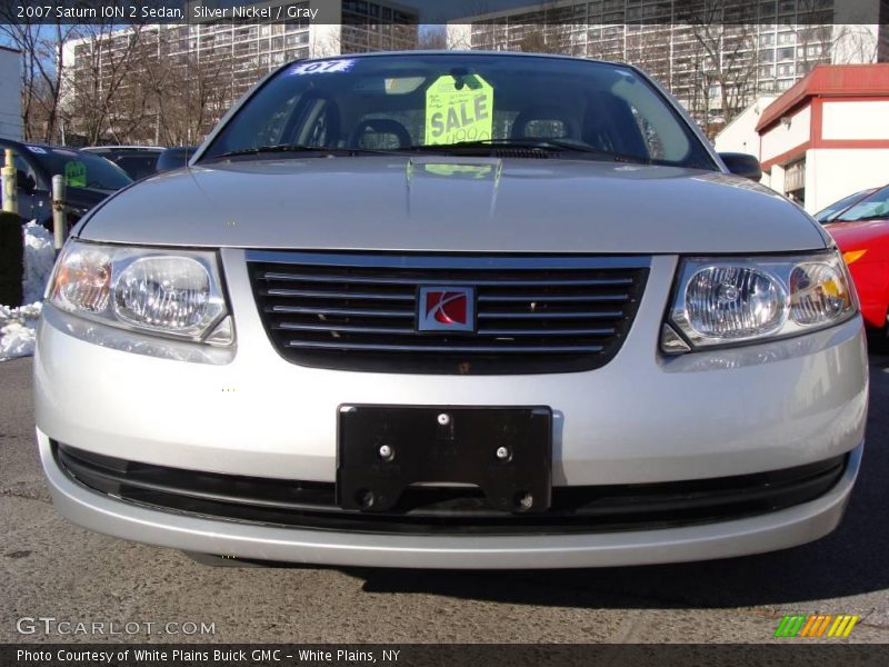Silver Nickel / Gray 2007 Saturn ION 2 Sedan