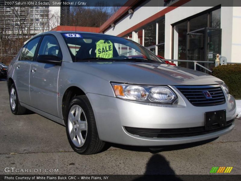 Silver Nickel / Gray 2007 Saturn ION 2 Sedan