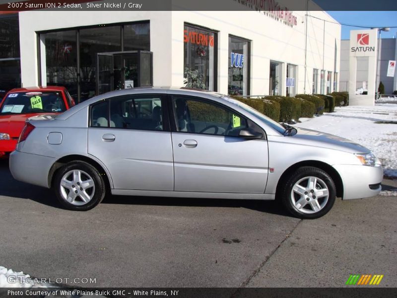 Silver Nickel / Gray 2007 Saturn ION 2 Sedan