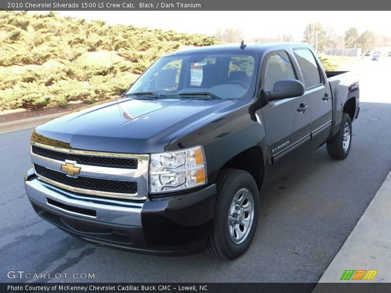 Black / Dark Titanium 2010 Chevrolet Silverado 1500 LS Crew Cab