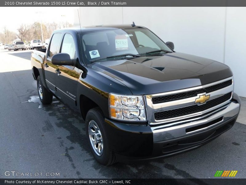 Black / Dark Titanium 2010 Chevrolet Silverado 1500 LS Crew Cab