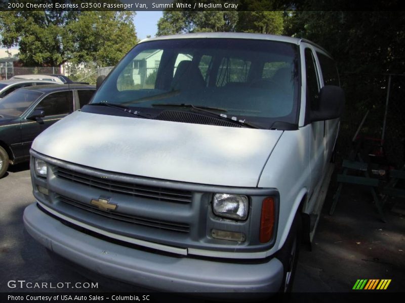 Summit White / Medium Gray 2000 Chevrolet Express G3500 Passenger Van