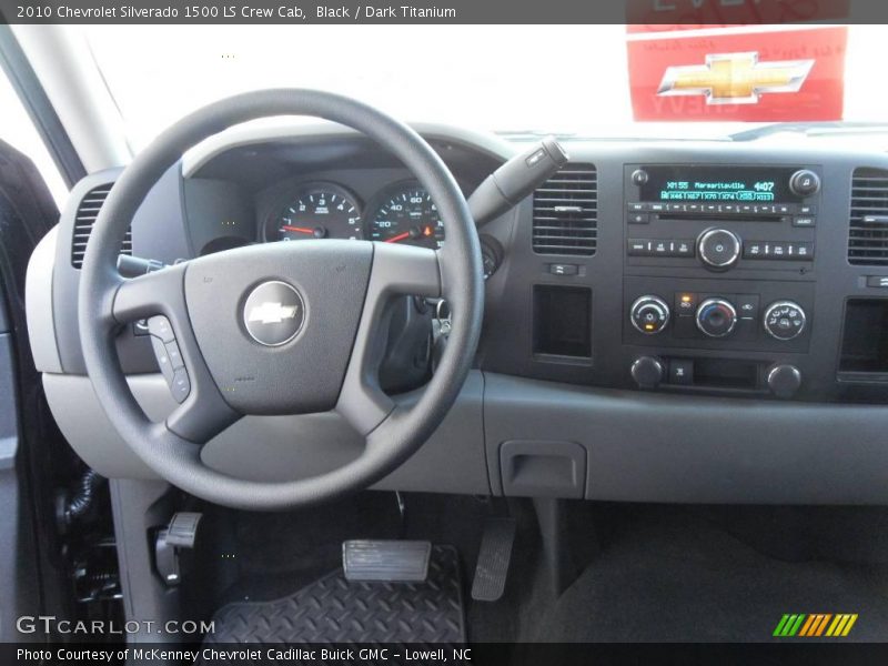Black / Dark Titanium 2010 Chevrolet Silverado 1500 LS Crew Cab