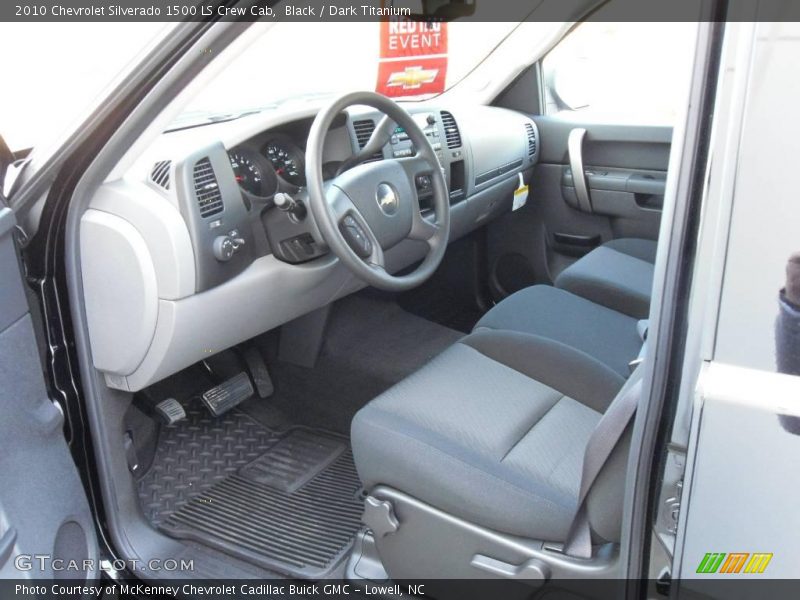 Black / Dark Titanium 2010 Chevrolet Silverado 1500 LS Crew Cab