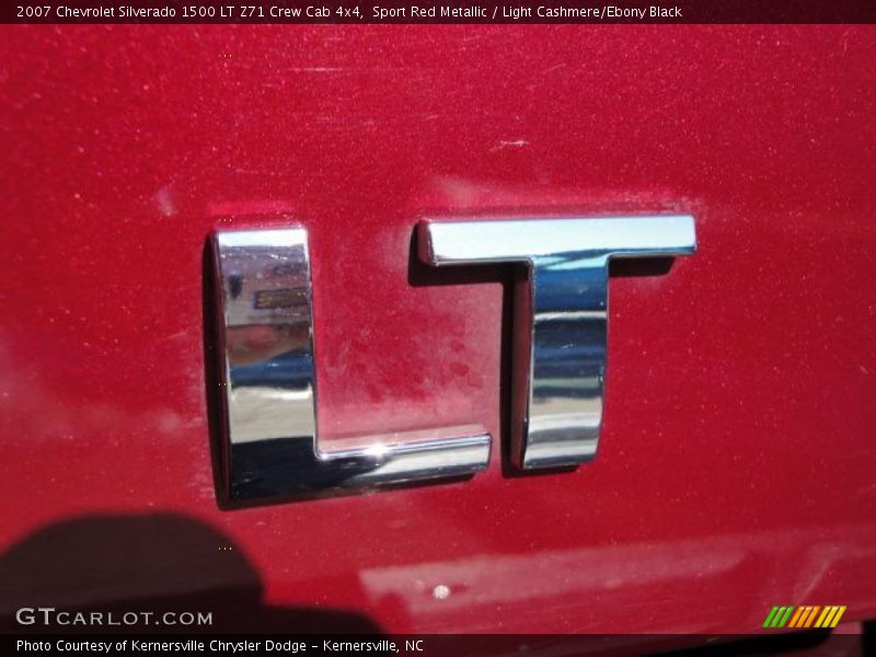 Sport Red Metallic / Light Cashmere/Ebony Black 2007 Chevrolet Silverado 1500 LT Z71 Crew Cab 4x4