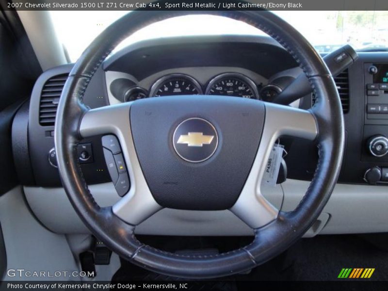 Sport Red Metallic / Light Cashmere/Ebony Black 2007 Chevrolet Silverado 1500 LT Z71 Crew Cab 4x4